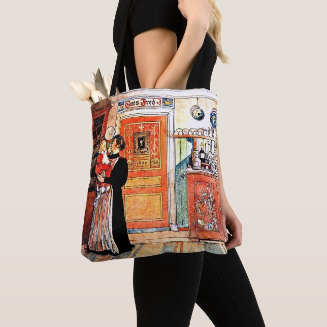 Bolso De Tela Entre Navidades y Nuevo Aco, (Detalle)