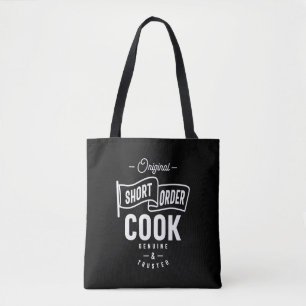 Bolso De Tela Entrega de título de trabajo de Cocina de pedido c