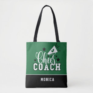 Bolso De Tela Entrenador barato, verde y negro personalizado