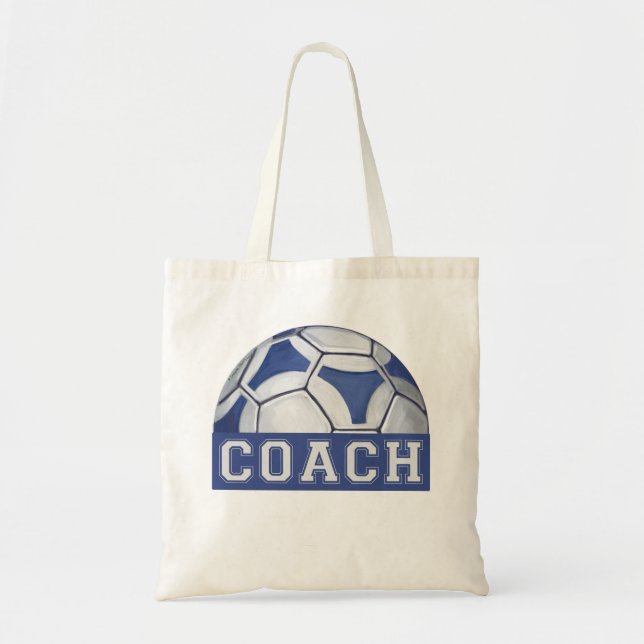 Bolso De Tela Entrenador de Fútbol (Frente)