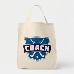 Bolso De Tela Entrenador de hockey sobre hierba Tote Bag