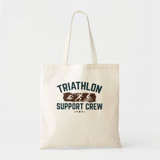 Bolso De Tela Entrenador de Triathlon Support Crew Family (Frente)