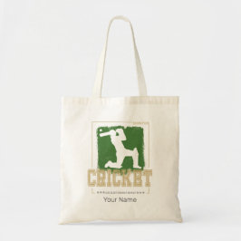 Bolso De Tela Entrenador del jugador vintage del jugador de cric