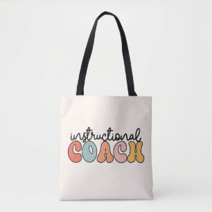 Bolso De Tela Entrenador educativo de enseñanza retro