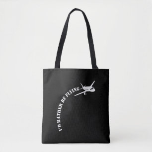 Bolso De Tela Entusiasta de aviación del avión piloto de vuel