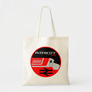 Bolso De Tela Entusiasta de tren clásico de la interciudad ferro