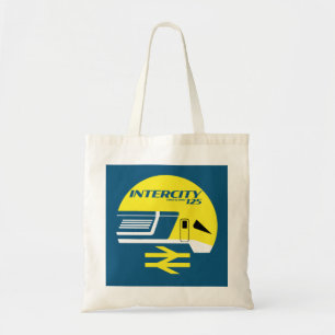 Bolso De Tela Entusiasta de tren clásico de la interciudad ferro