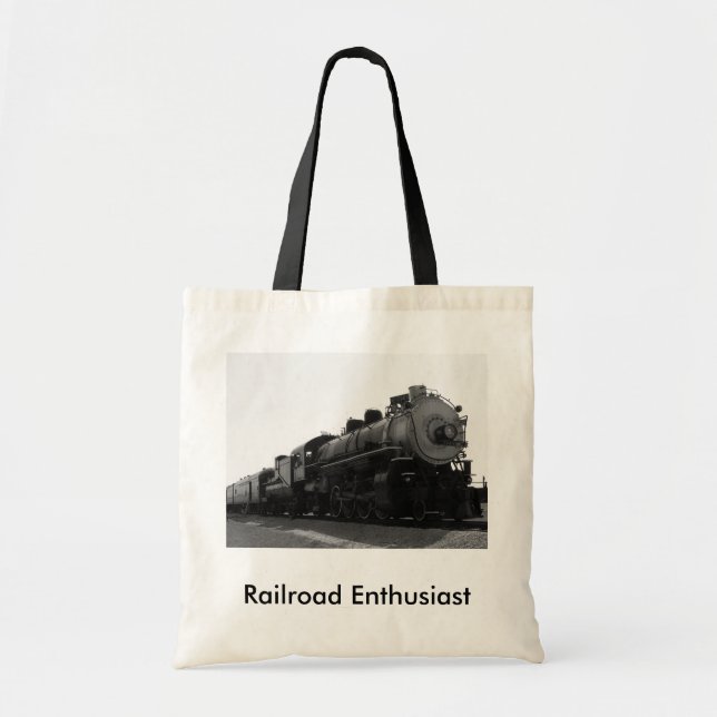 Bolso De Tela Entusiasta ferroviario (Frente)