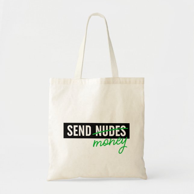 Bolso De Tela Enviar dinero (Frente)