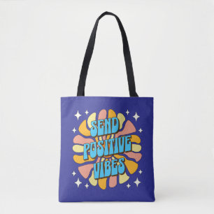 Bolso De Tela Enviar Vibraciones Positivas