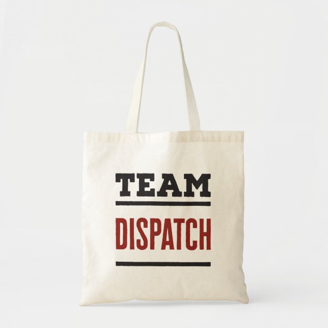 Bolso De Tela Envío de equipo 911 Dispatcher de emergencia (Frente)