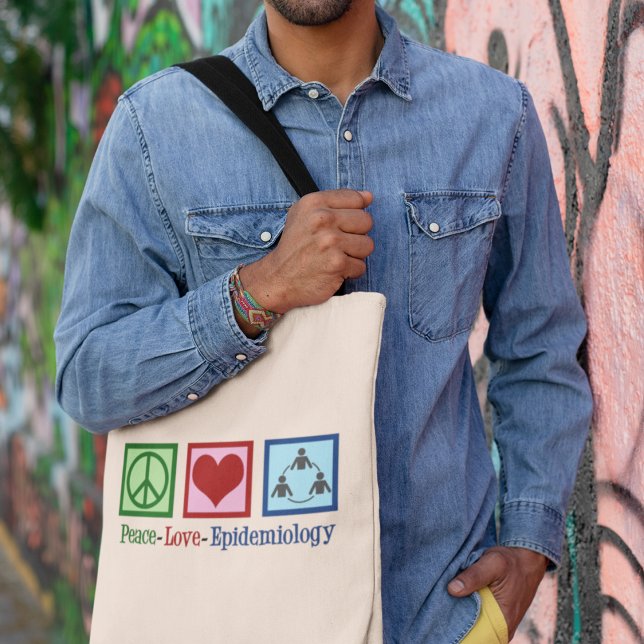 Bolso De Tela Epidemiología del amor por la paz (Subido por el creador)