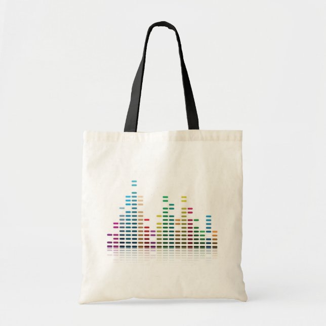 Bolso De Tela equalizador de la música (Frente)