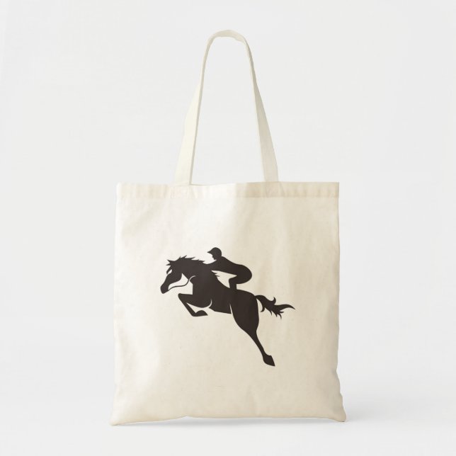 Bolso De Tela equestrian logotipo (Frente)