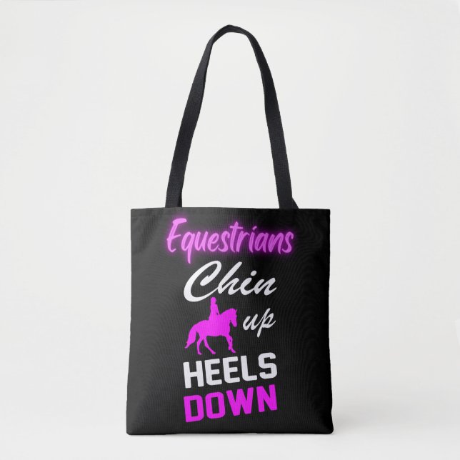 Bolso De Tela Equestrian Riding Quotes  (Anverso)