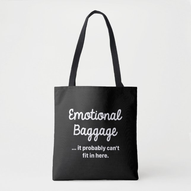 Bolso De Tela Equipaje emocional (Anverso)