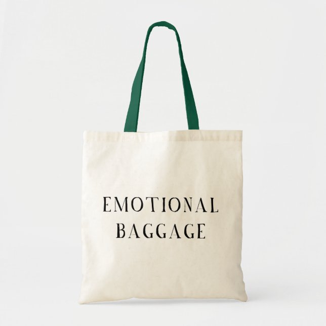 Bolso De Tela Equipaje emocional (Frente)