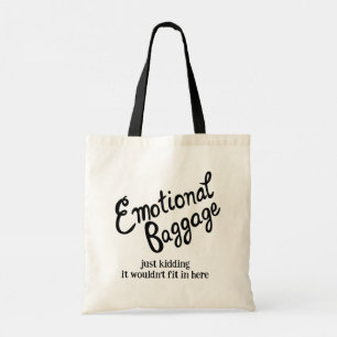 Bolso De Tela Equipaje Emocional Manejo Cute Funny
