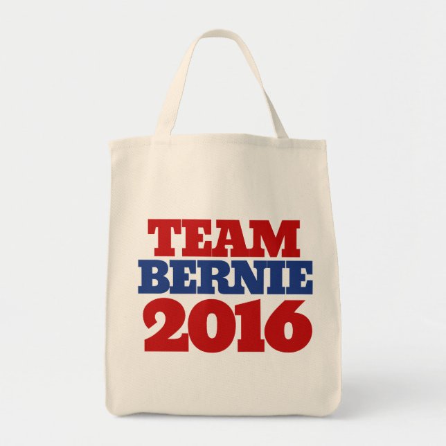 Bolso De Tela Equipo Bernie 2016 (Frente)