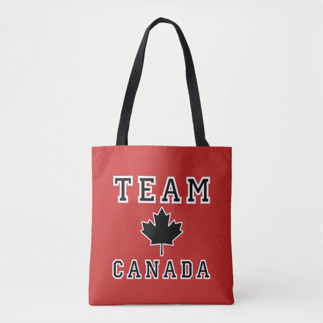 Bolso De Tela Equipo Canadá (Anverso)