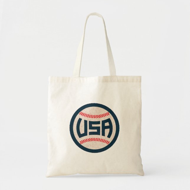 Bolso De Tela Equipo de Béisbol de EE. UU. (Frente)