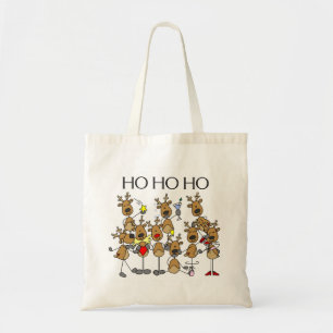 Bolso De Tela Equipo de camisetas y de regalos del reno