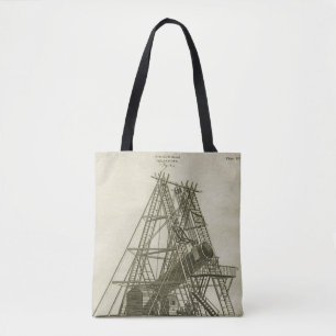 BOLSO DE TELA EQUIPO DE CIENCIA ANTIGUA DEL SIGLO XVIII