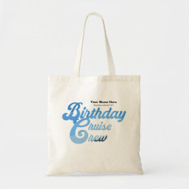 Bolso De Tela Equipo de crucero de cumpleaños