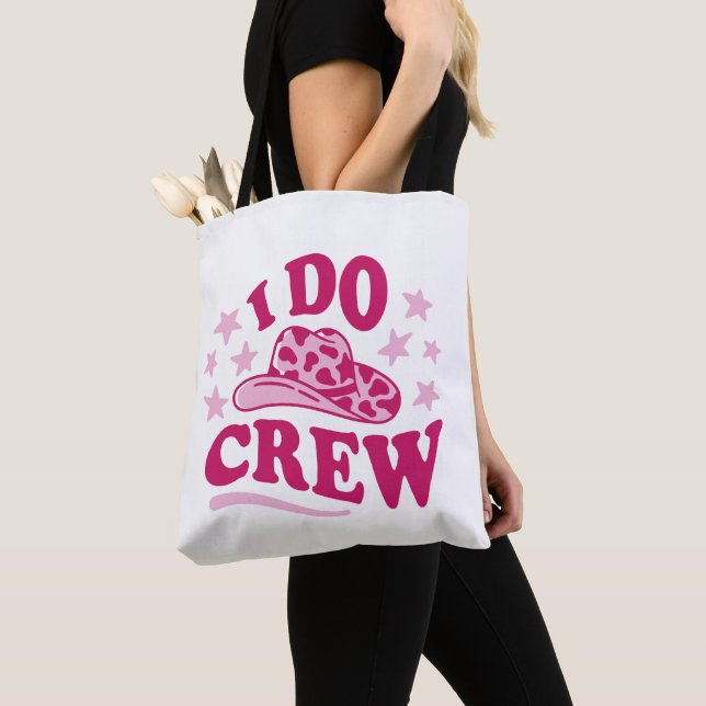 Bolso De Tela Equipo de desposada ”I do crew”  (Detalle)
