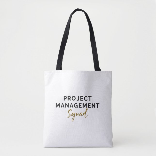 Bolso De Tela Equipo de Gestión de Proyectos  (Anverso)