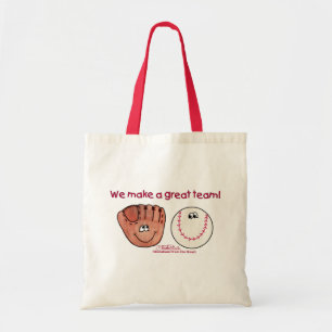 Bolso De Tela Equipo de guantes de béisbol y béisbol