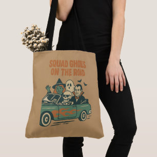 Bolso De Tela Equipo de Halloween: Fantasma en la Carretera