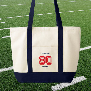 Bolso De Tela Equipo de nombres personalizados de equipo de depo