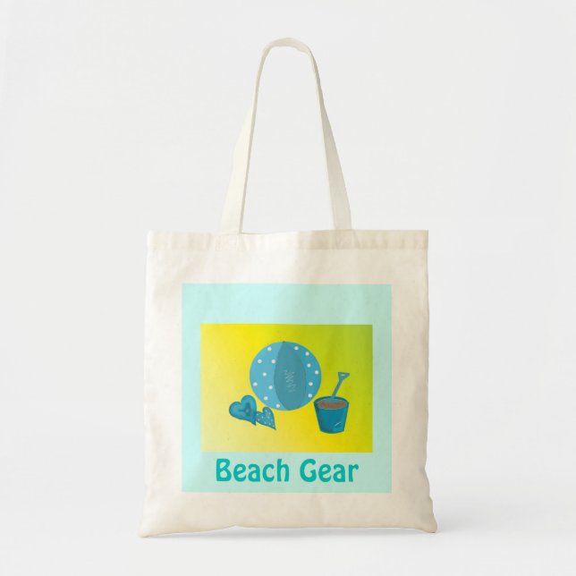 Bolso De Tela Equipo de playa (Frente)