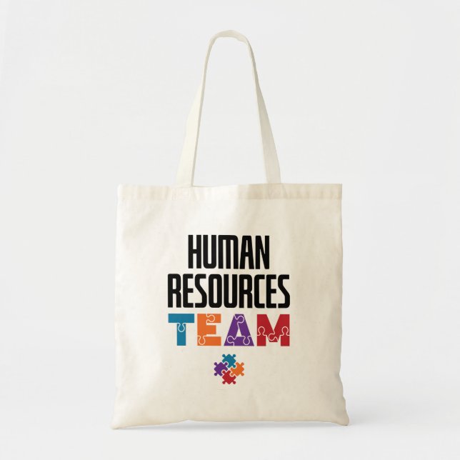 Bolso De Tela Equipo de Recursos Humanos (Frente)