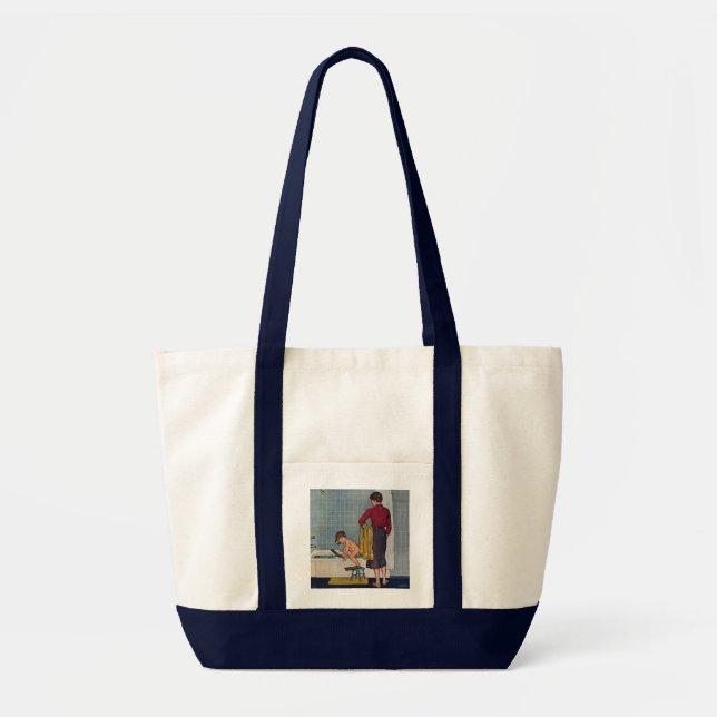 Bolso De Tela Equipo de submarinismo en la tina (Frente)