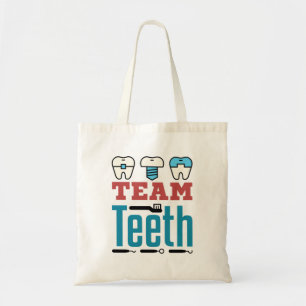 Bolso De Tela Equipo de Teeth Dental Squad Personal Dentienist H