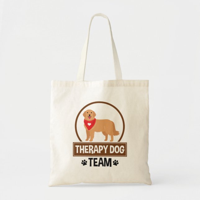 Bolso De Tela Equipo de Terapia del Perro (Frente)