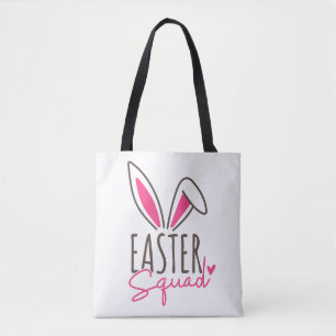 Bolso De Tela Equipo Familiar de Pascua a Juego