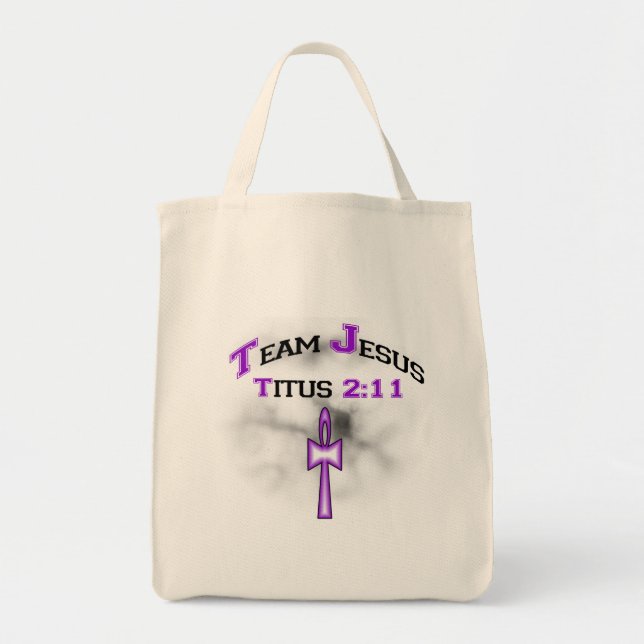 Bolso De Tela Equipo Jesús Cristiano Titus 211 (Frente)