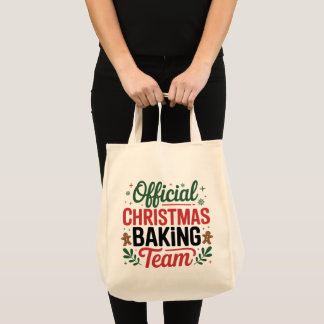 Bolso De Tela Equipo oficial de repostería navideña