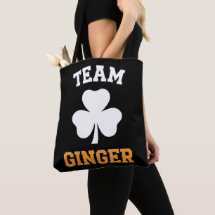 Bolso De Tela Equipo Pelirrojo Divertido Día de San Patricio Irl