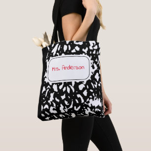 Bolso De Tela Equipo portátil de composición de mármol person