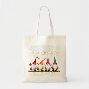 Bolso De Tela Equipo rodante gnome Navidad feliz Navidad