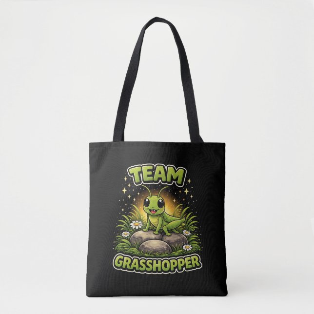 Bolso De Tela Equipo Saltamontes (Anverso)