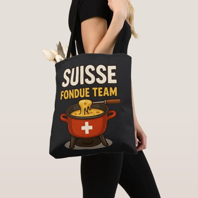 Bolso De Tela equipo suizo de fondue (Detalle)