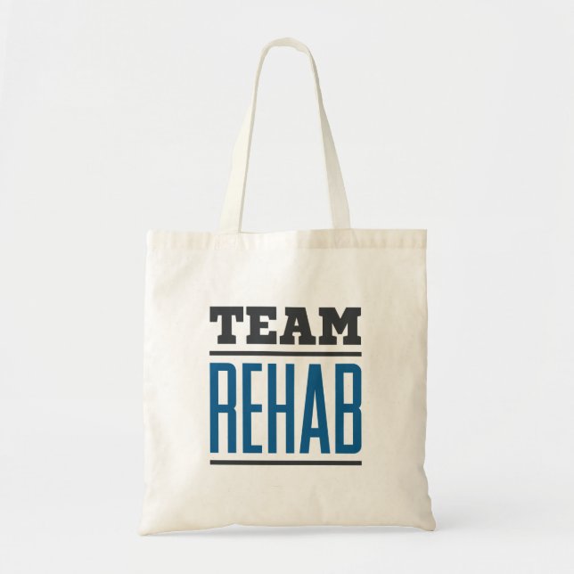 Bolso De Tela Equipo Técnico de Rehabilitación Terapia (Frente)