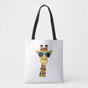 Bolso De Tela Equipo zoológico de Zookeeper Wild Print Safari Sq
