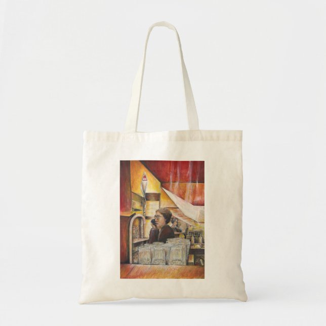 Bolso De Tela Equivalente luminoso de emociones apasionadas (Frente)