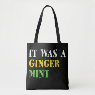 Bolso De Tela Era una cerveza de jengibre